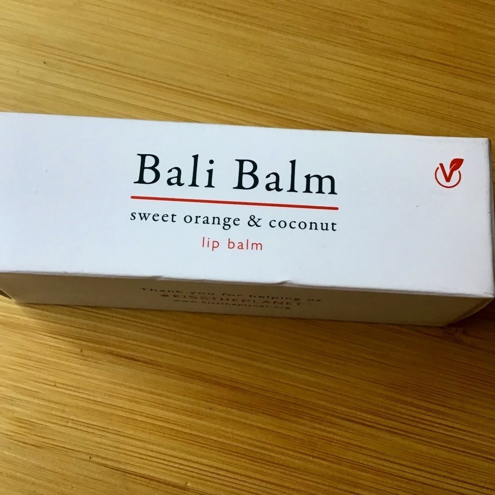 Bali balm sweet orange and coconut lip treatment balm, bnib